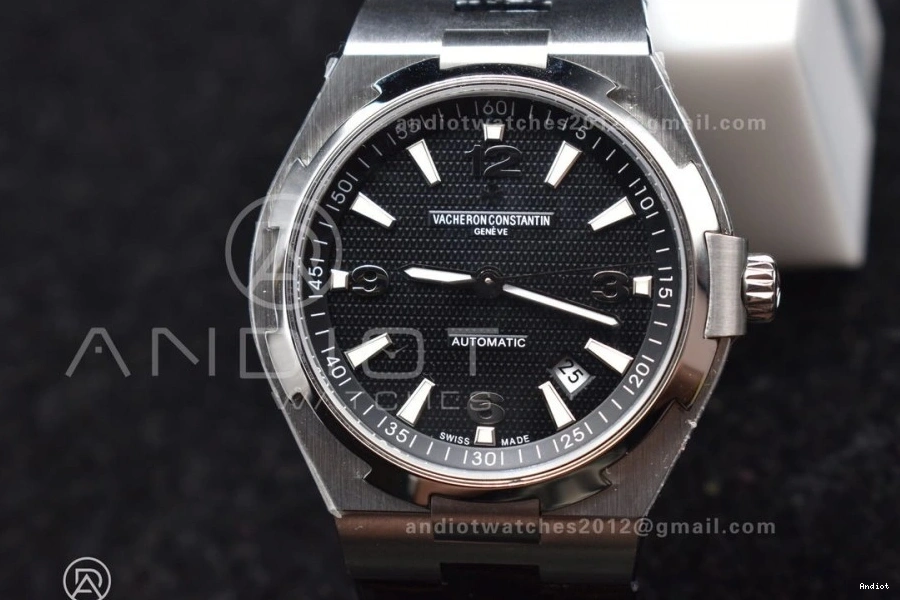 Black Dial on Black Maker Strap Rubber 8F SS Overseas 0501